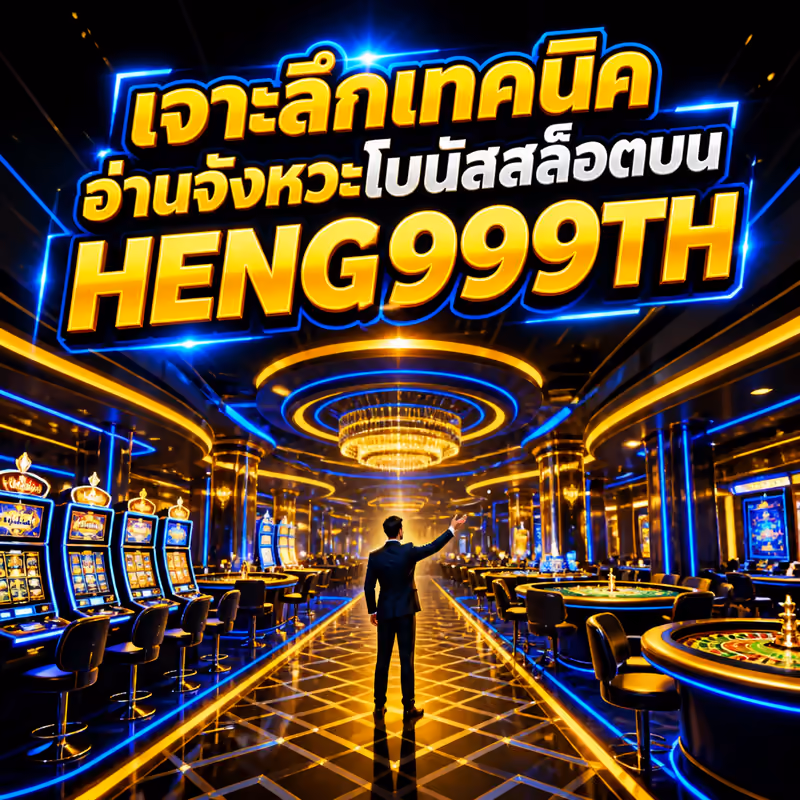 เจาะลึกเทคนิคอ่านจังหวะโบนัสสล็อตบน HENG999TH