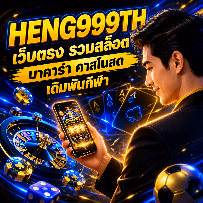 HENG999TH เว็บตรง รวมสล็อต บาคาร่า คาสิโนสด เดิมพันกีฬา