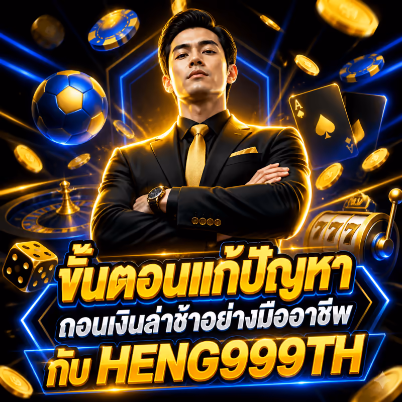 ขั้นตอนแก้ปัญหาถอนเงินล่าช้าอย่างมืออาชีพกับ HENG999TH